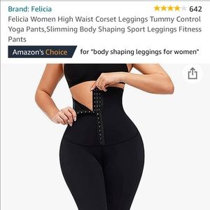 High waist corset leggings